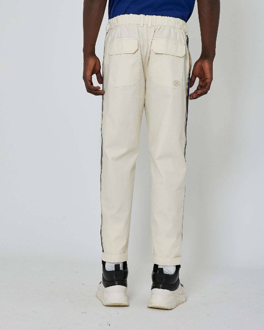 John Richmond Pantaloni slim fit con bande laterali Online Outlet