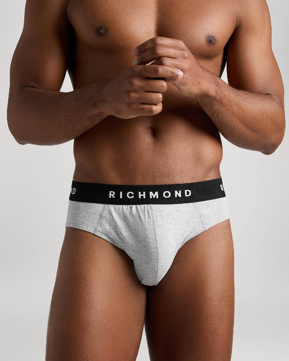 Richmondunderwear Tripack slip vita bassa in cotone pettinato Black Friday Prezzi