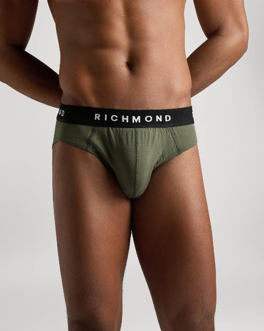Richmondunderwear Tripack slip vita bassa in cotone pettinato Black Friday Prezzi