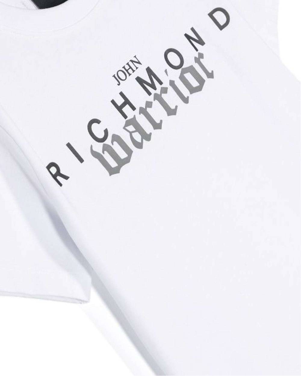 John Richmond kids T-shirt con logo sul davanti Offerta Pasqua