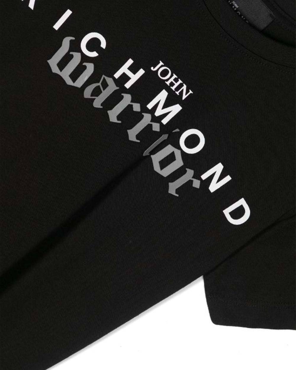 John Richmond kids T-shirt con logo sul davanti Offerta Pasqua