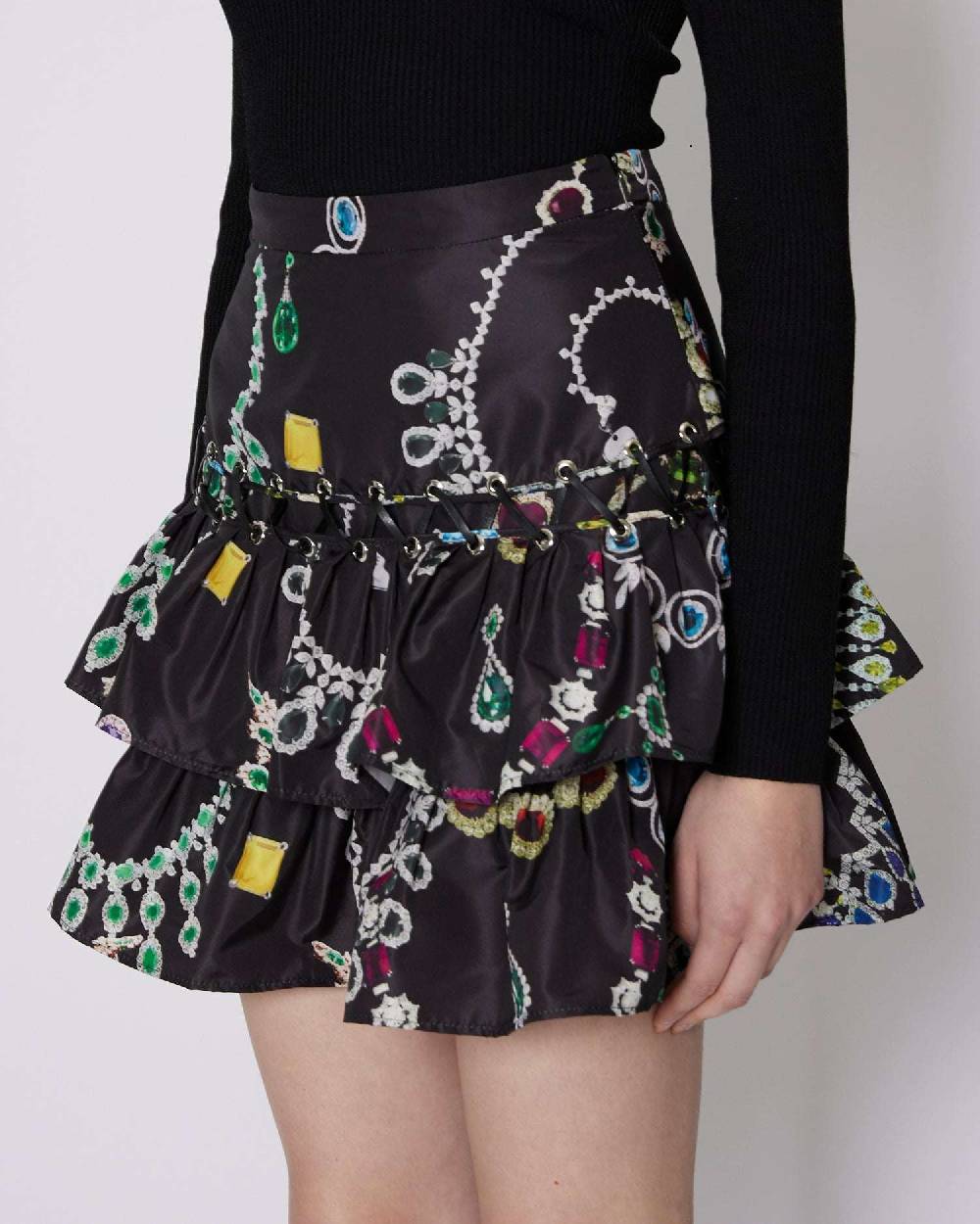John Richmond Gonna con pattern 50% di sconto per tempo limitato