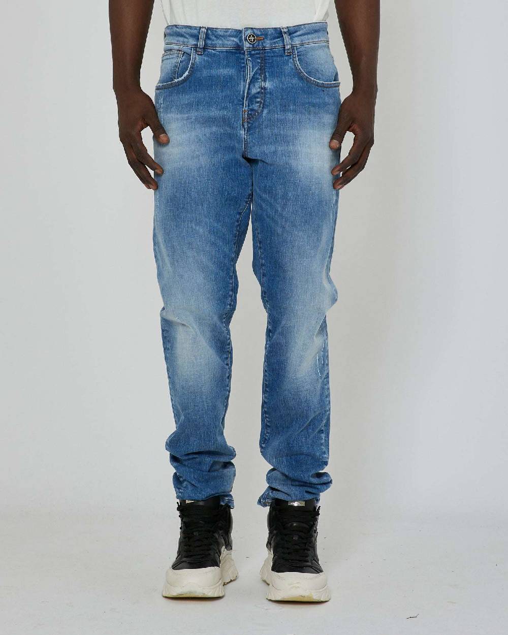 John Richmond Jeans slim con lavaggio bleaching Black Friday