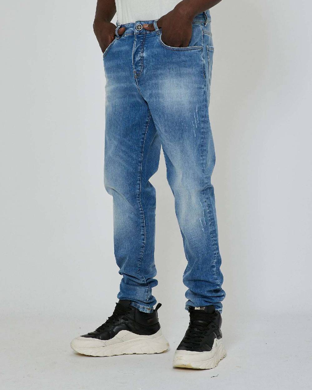 John Richmond Jeans slim con lavaggio bleaching Black Friday