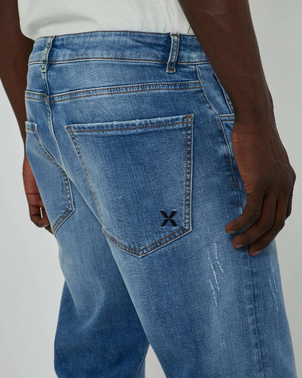 John Richmond Jeans slim con lavaggio bleaching Black Friday