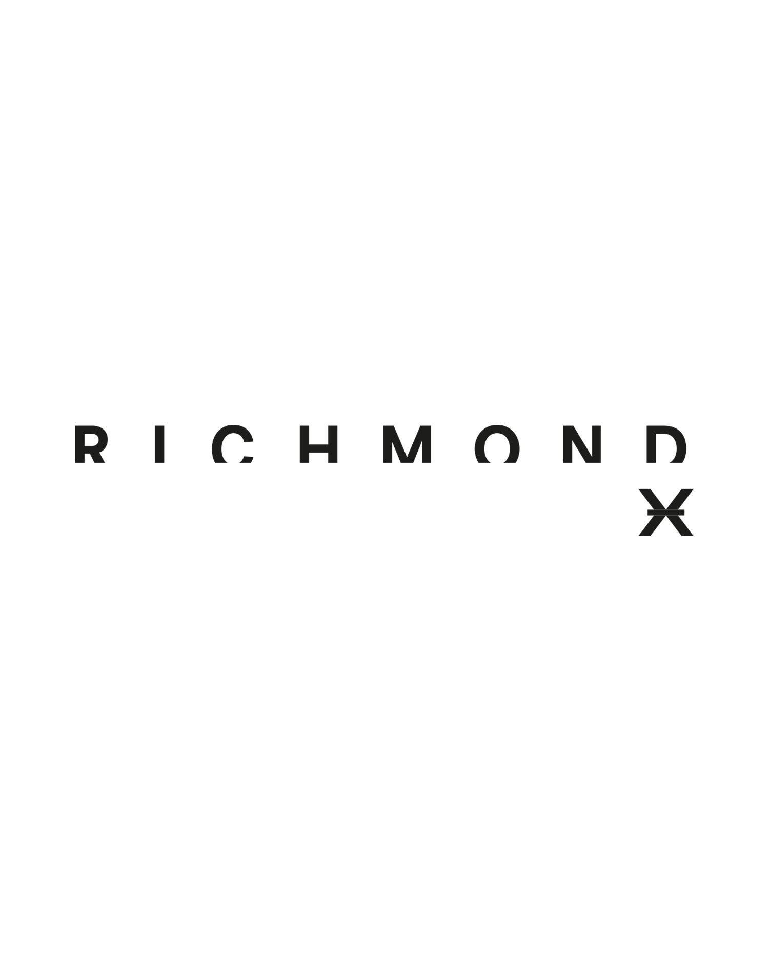 John Richmond T-shirt con logo a contrasto sul davanti Cyber Monday