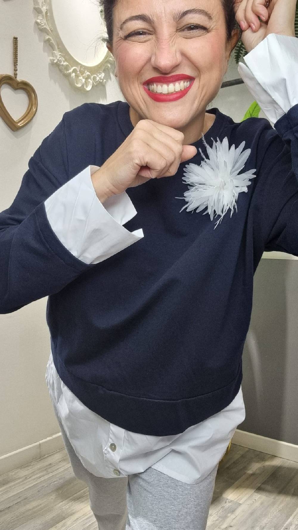 Le Chicche Felpa Inserto Camicia 108 Solo un giorno rimasto