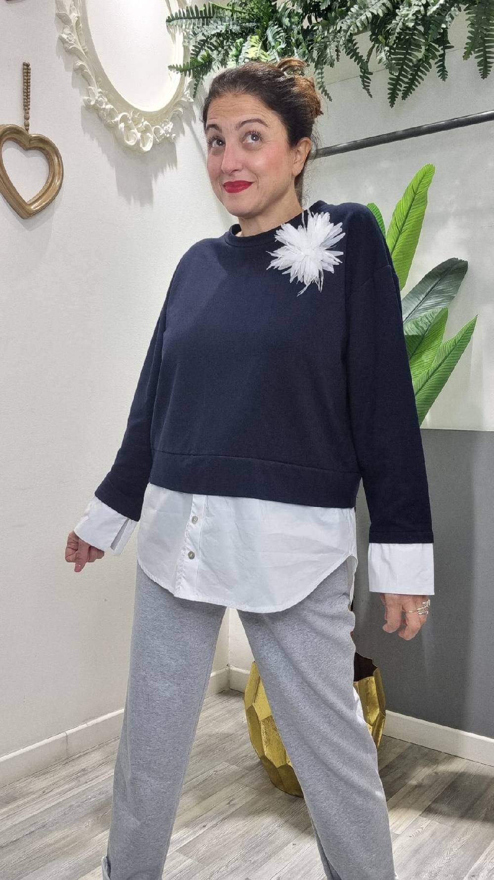 Le Chicche Felpa Inserto Camicia 108 Solo un giorno rimasto