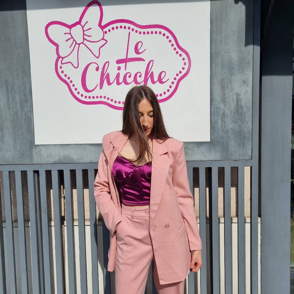 Le Chicche Giacca Rosa Cotone Offerta esclusiva