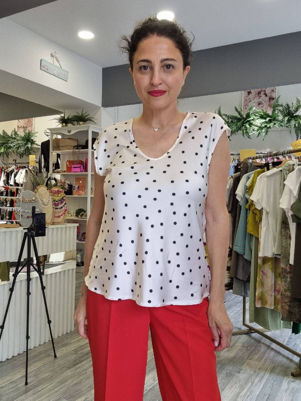Le Chicche Maglia Pois Offerta speciale della fabbrica