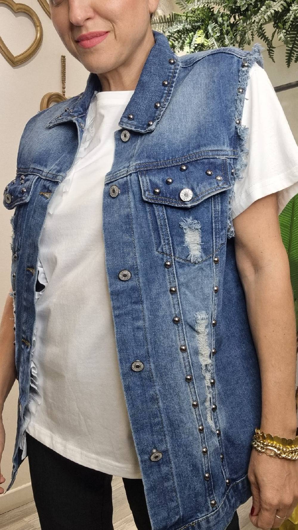 Le Chicche Gilet Jeans 217 Limitato a 3 giorni
