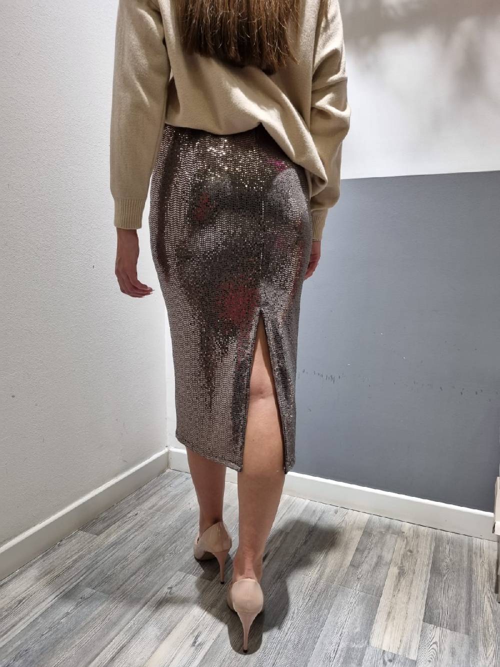 Le Chicche Gonna Metal Mesh Affare Del Giorno