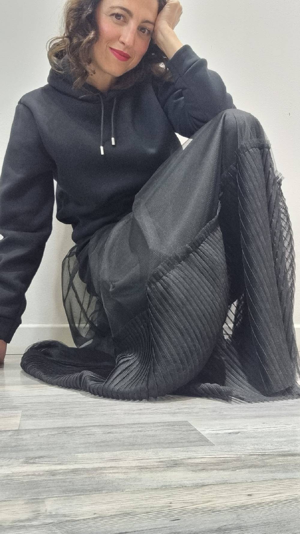 Le Chicche Gonna Tulle Nera Negozio online di fabbrica