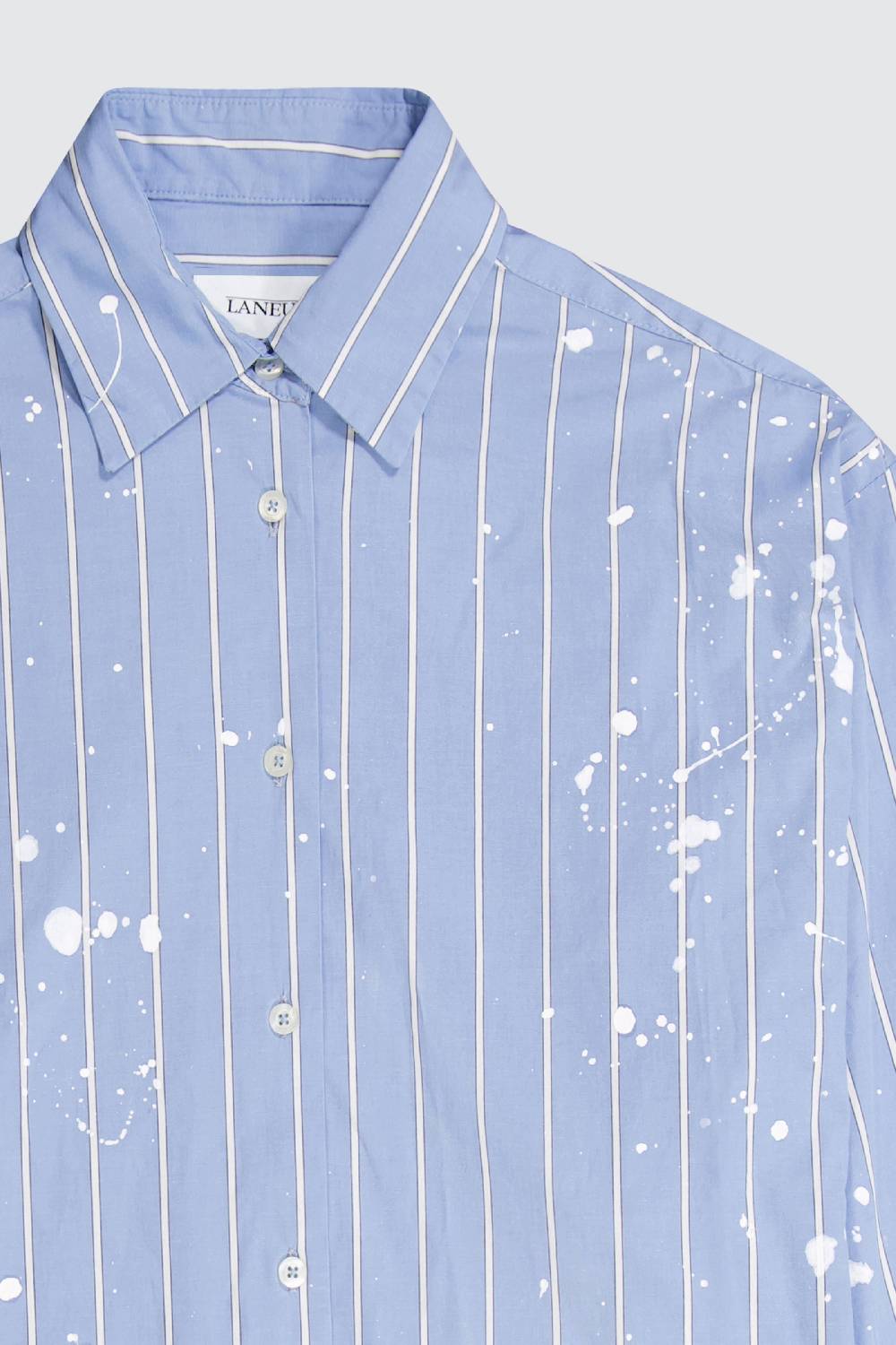 Laneus Laneus camicia oversize effetto vernice allover Offerta
