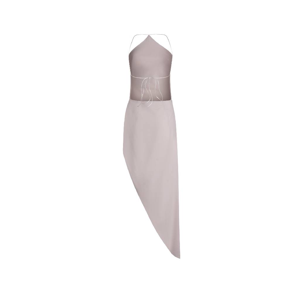 Nineminutes REVERSIBLE – THE TOMI MIDI CREPE SAND Italia
