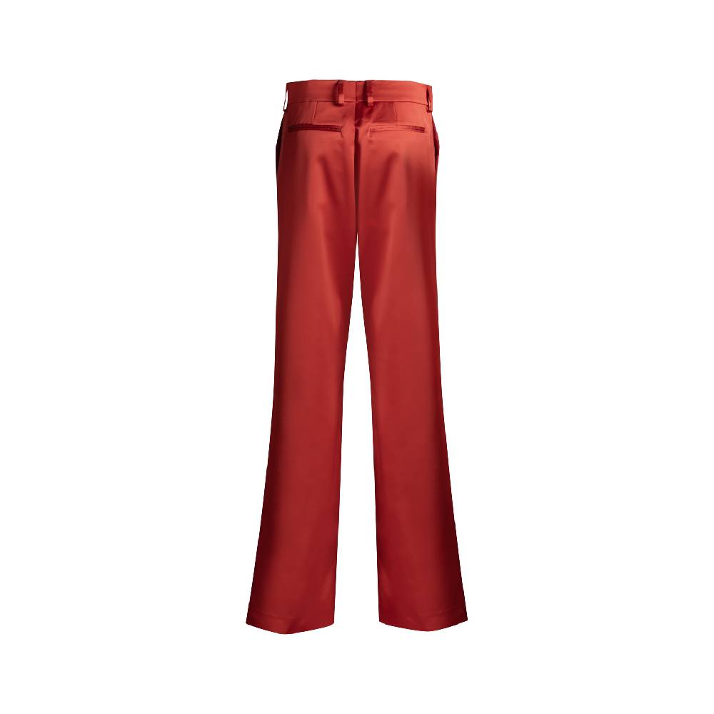 Nineminutes REVERSIBLE – THE WOMAN SUBMARINE PANTS SATIN ORANGE Ritorno libero