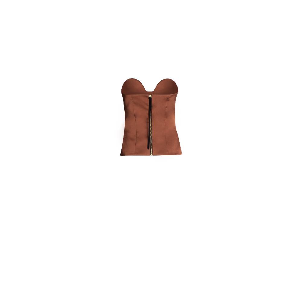 Nineminutes IMNOTPERFECT – THE KATE TOP BRONZE Qualità Garantita