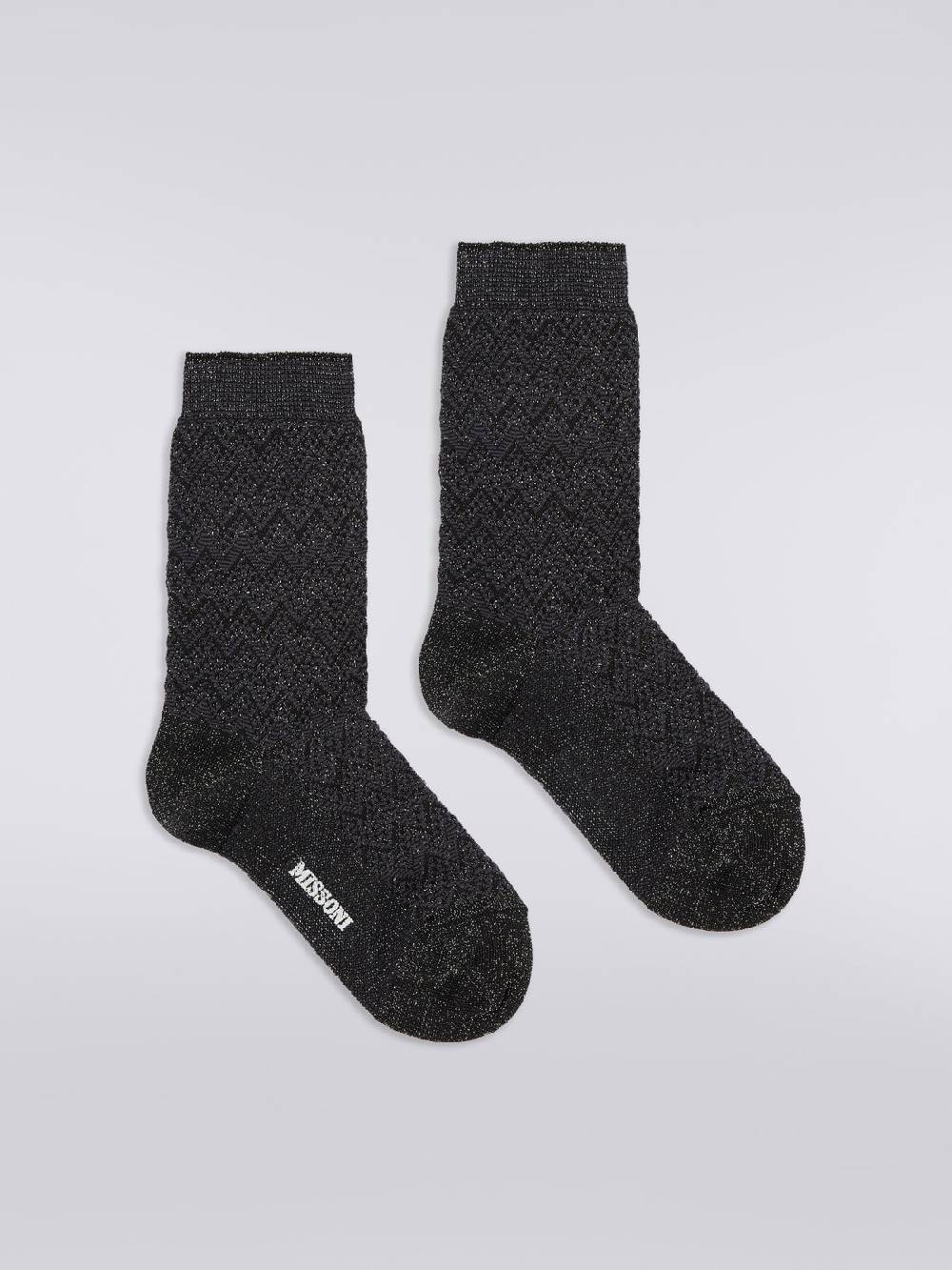 M Missoni Calze corte in viscosa e nylon zig zag Affare Del Giorno