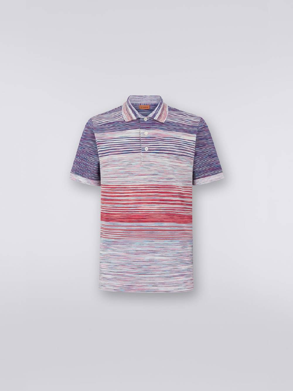 M Missoni Polo in piquet di cotone fiammato Hotsell