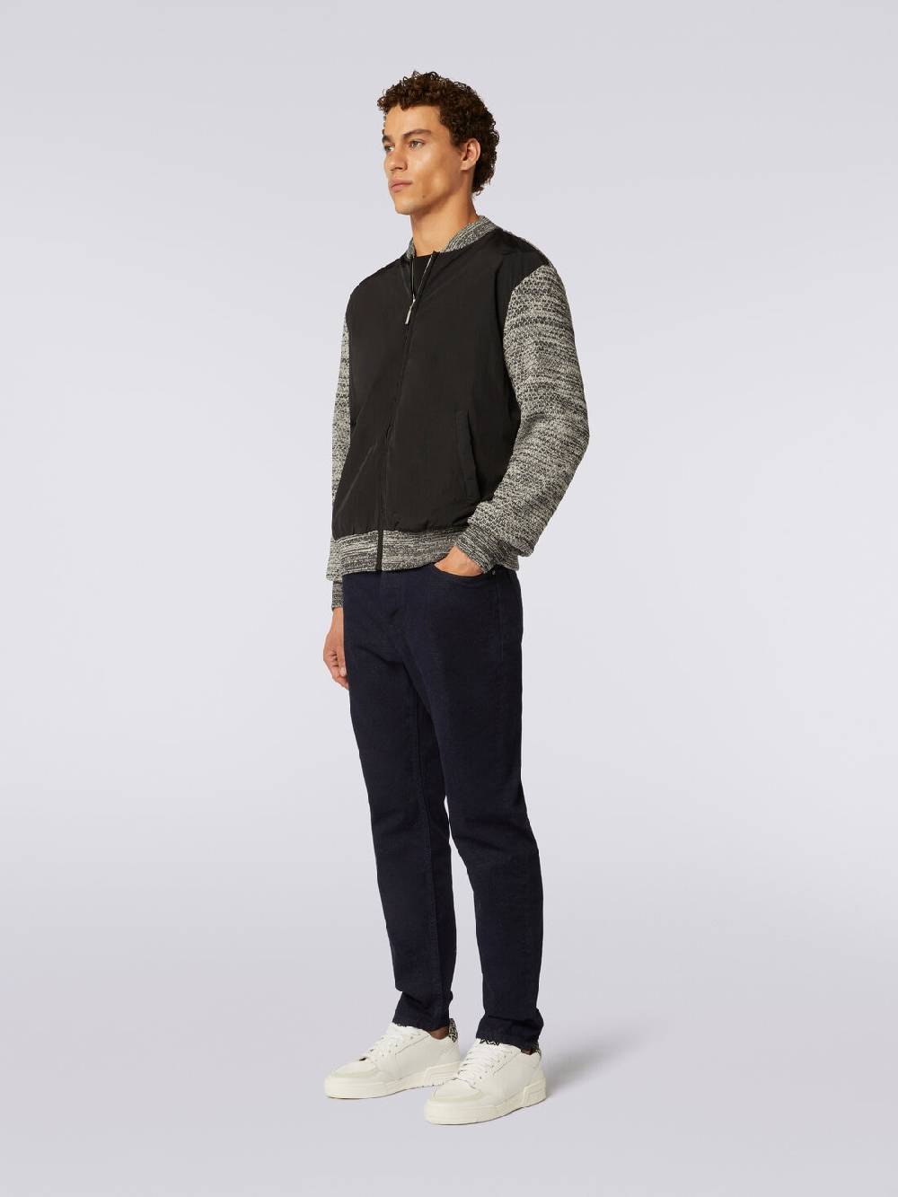 M Missoni Bomber in misto cotone e nylon Online