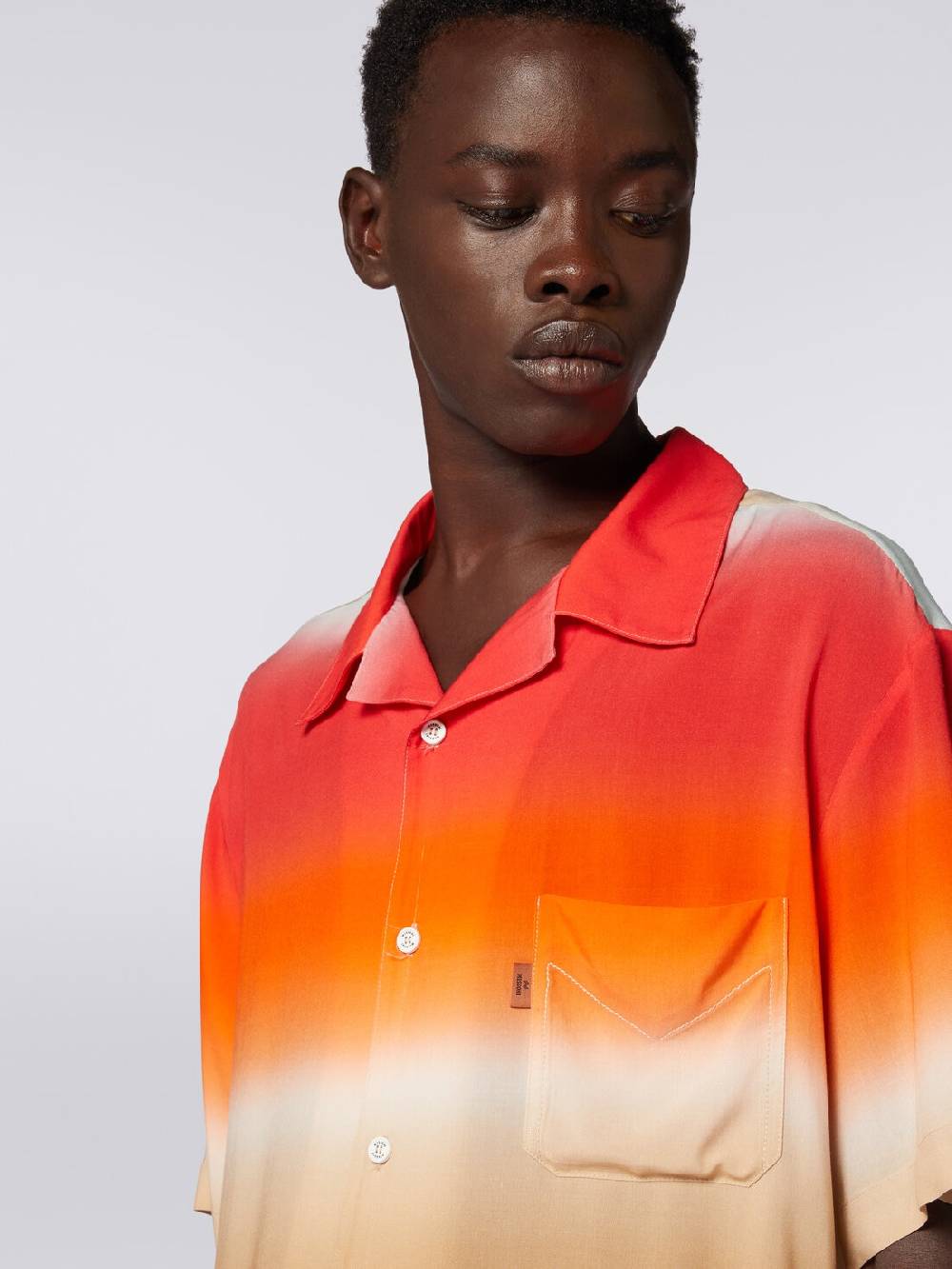 M Missoni Camicia a maniche corte in viscosa dégradé Super Saving Price