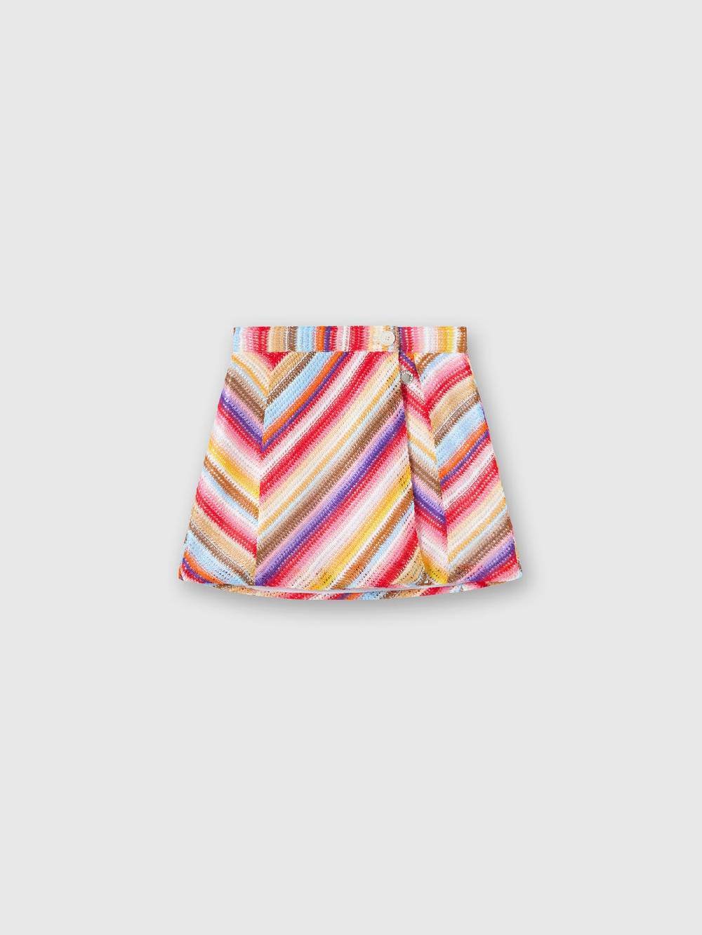 M Missoni Gonna a portafoglio in viscosa chevron Presa