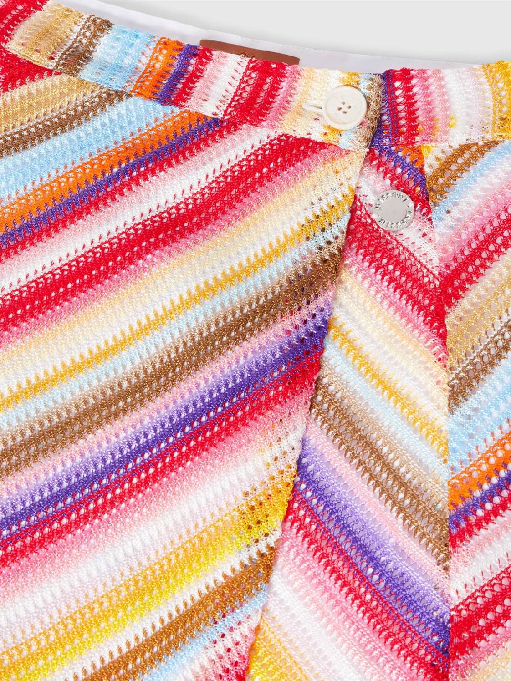 M Missoni Gonna a portafoglio in viscosa chevron Presa