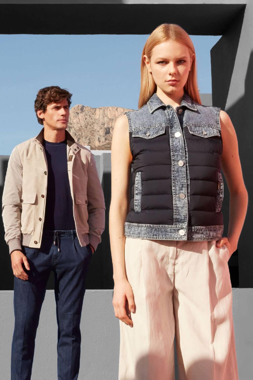 Moorer Gilet PEPPER-01X DARK BLU Online Outlet