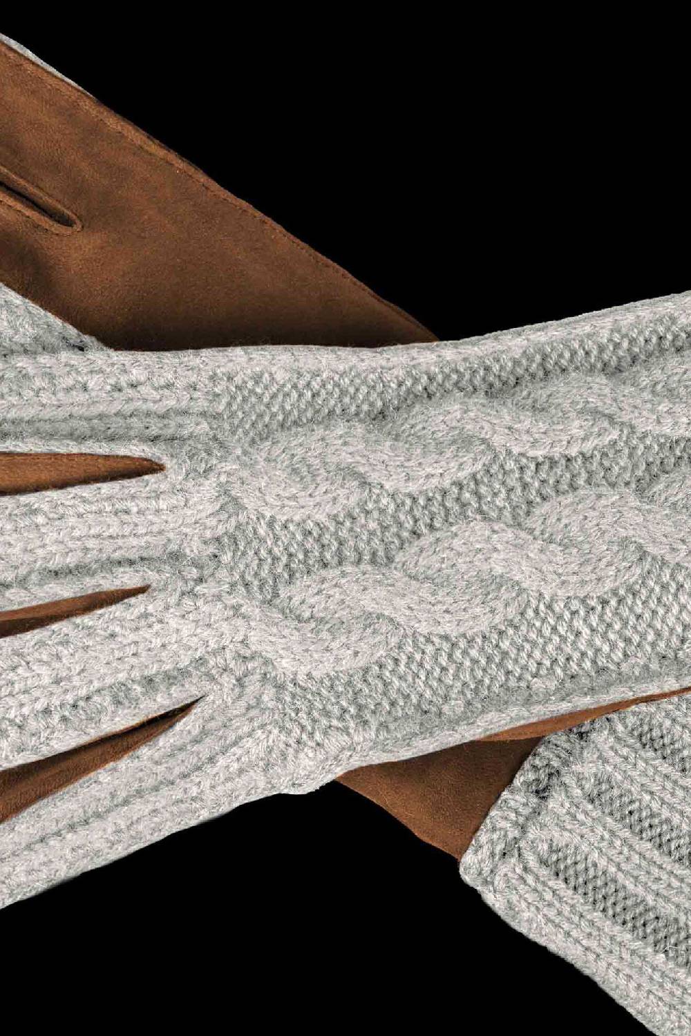 Moorer Guanti e Sciarpe GUANTO KNIT NABUK-KNT Ritorno libero