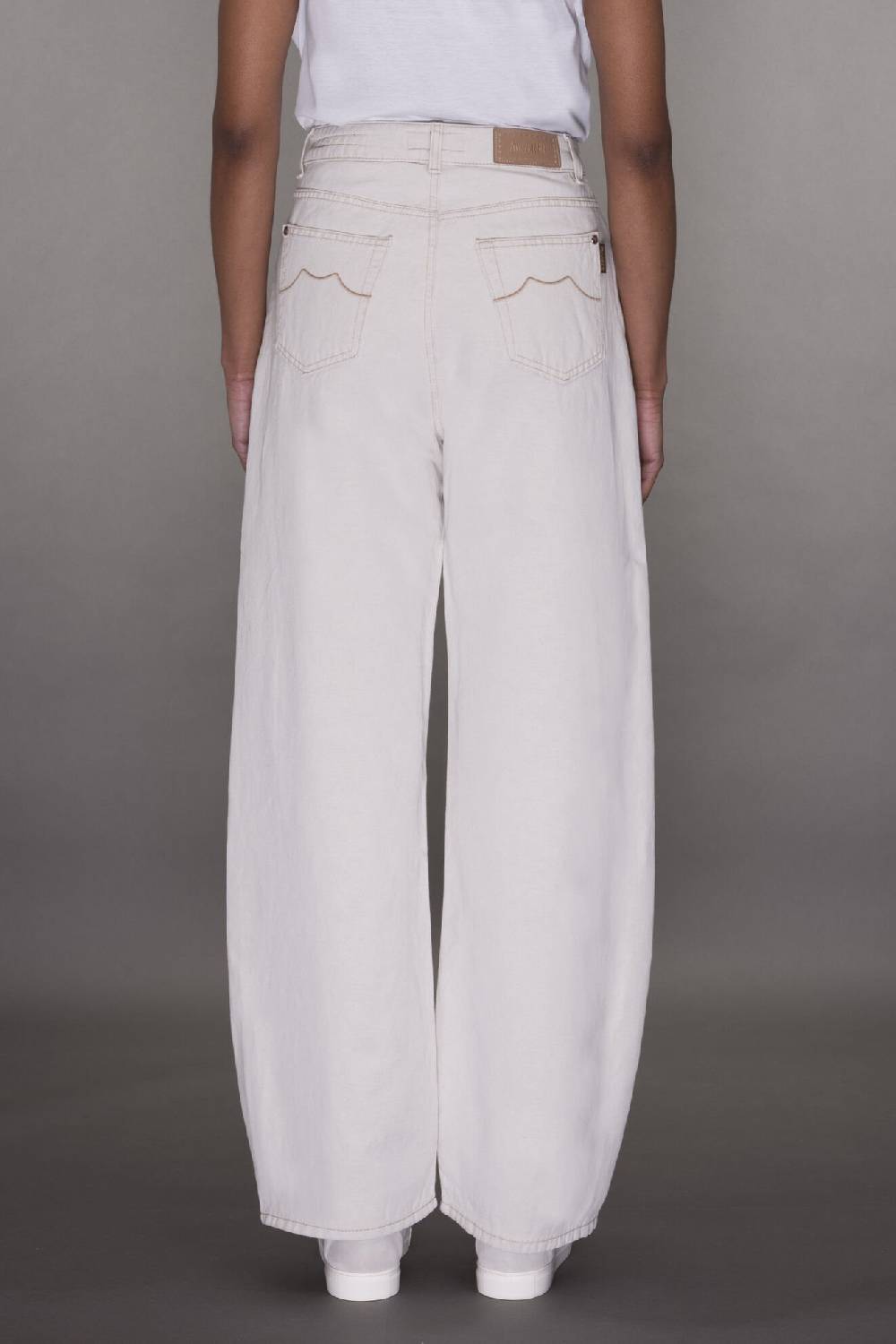 Moorer Pantaloni BLANCHE-25 ECRU Promozione Limitata