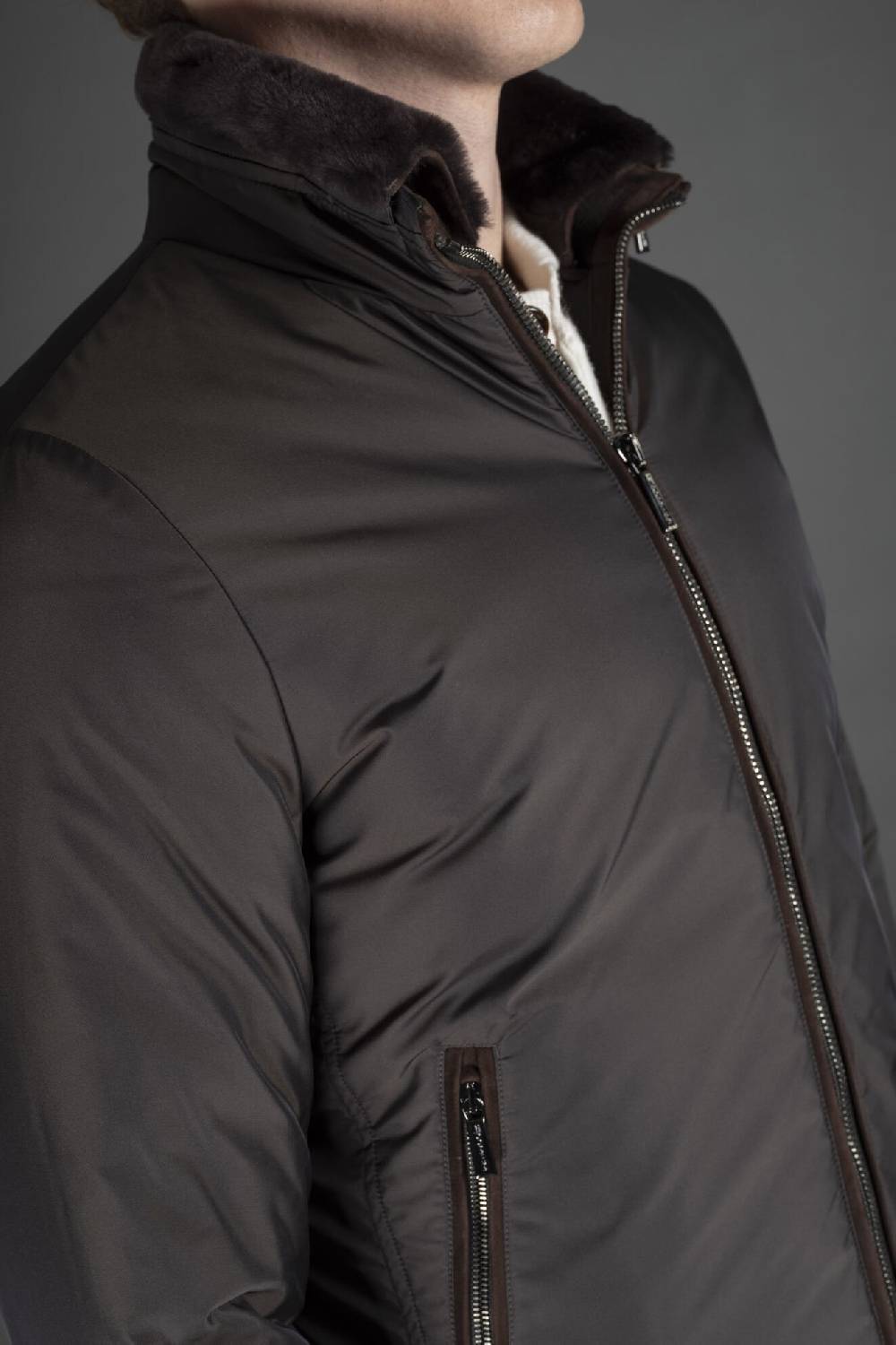 Moorer Bomber CELOTTI-LAM-WK Latest fashion
