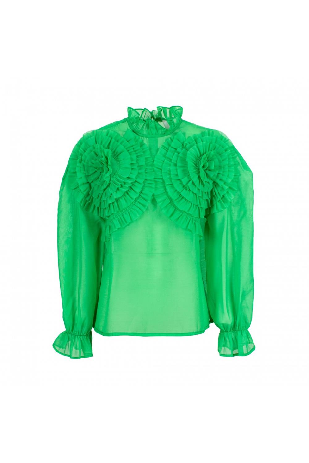 Odì Odì COLONELLA 230S4D7 CAMICIE e BLUSE VERDE Solo un giorno rimasto