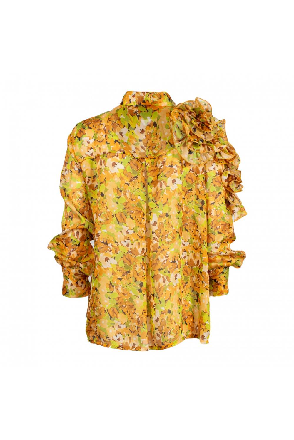Odì Odì EMORY 250S402 CAMICIE e BLUSE FIORE SENAPE 3468 Smaltimento dello stoccaggio