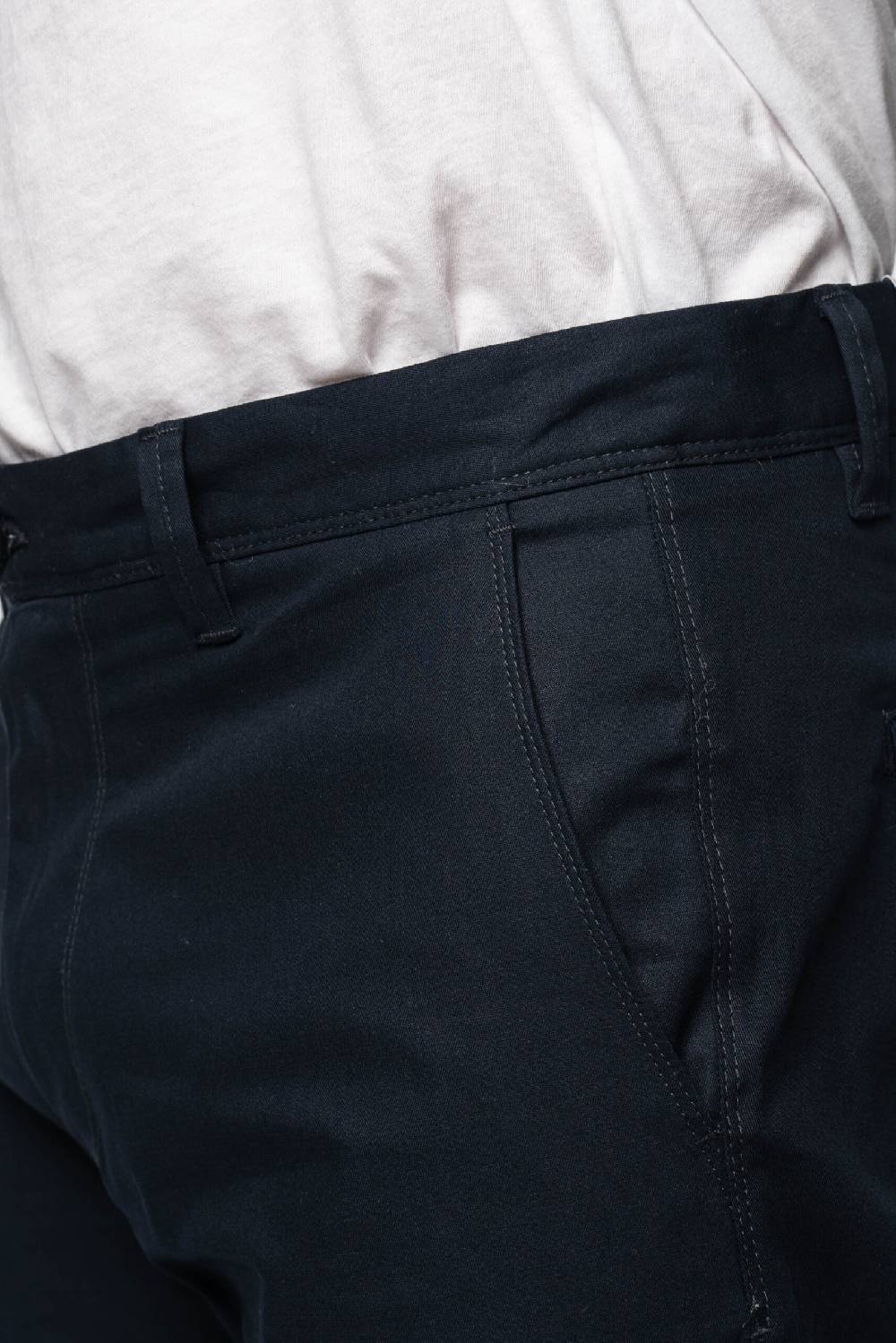 Officina 36 Pantaloni in gabardina blu Negozio