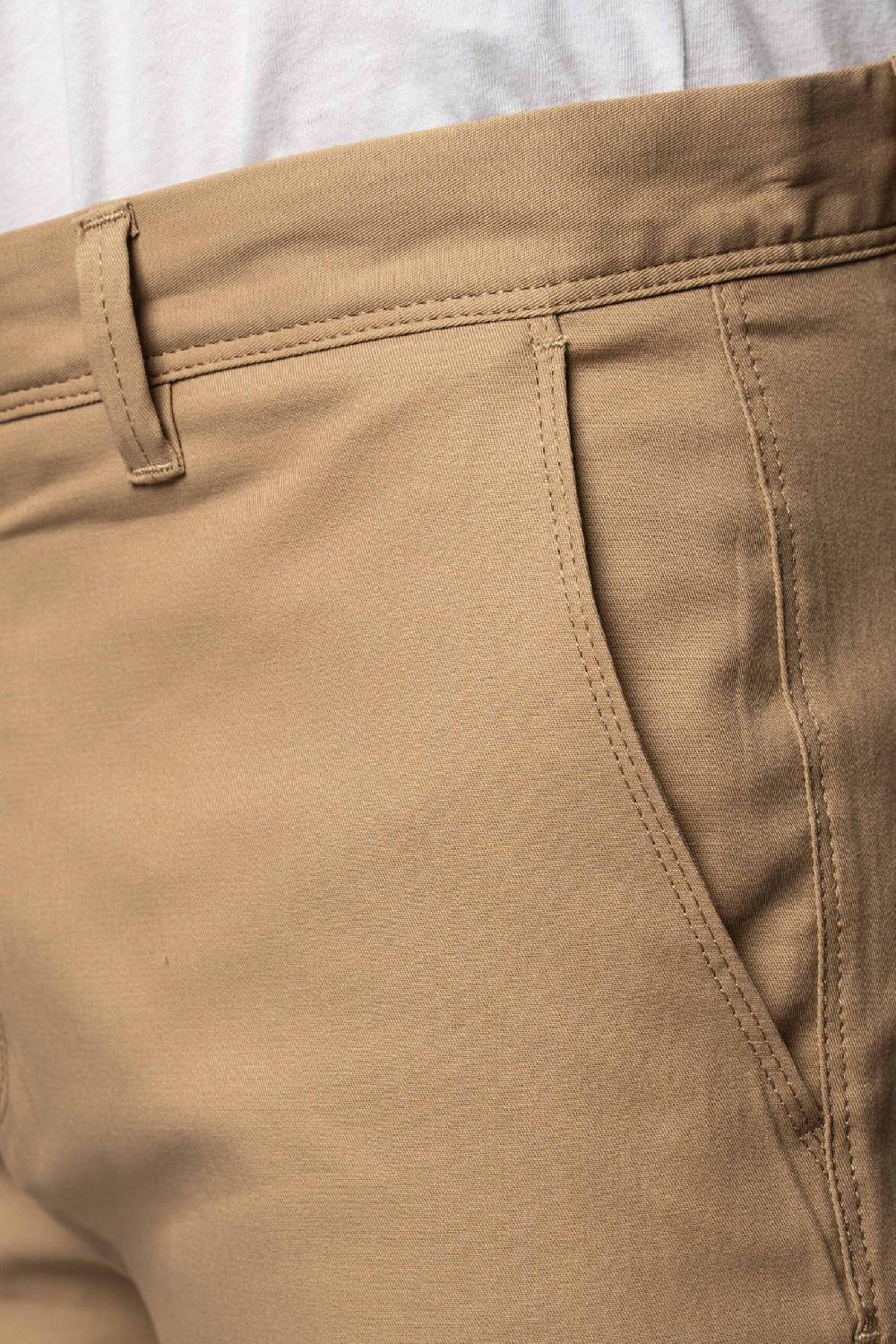 Officina 36 Pantaloni in gabardina sabbia Nuova