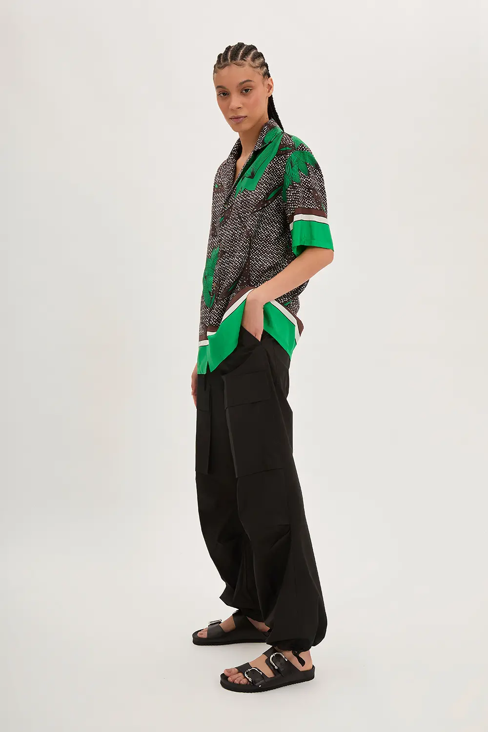 P.A.R.O.S.H. CAMICIA STAMPA WAX Sottocosto