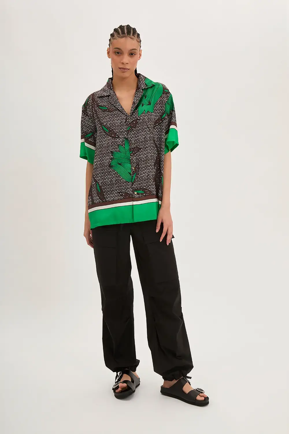 P.A.R.O.S.H. CAMICIA STAMPA WAX Sottocosto