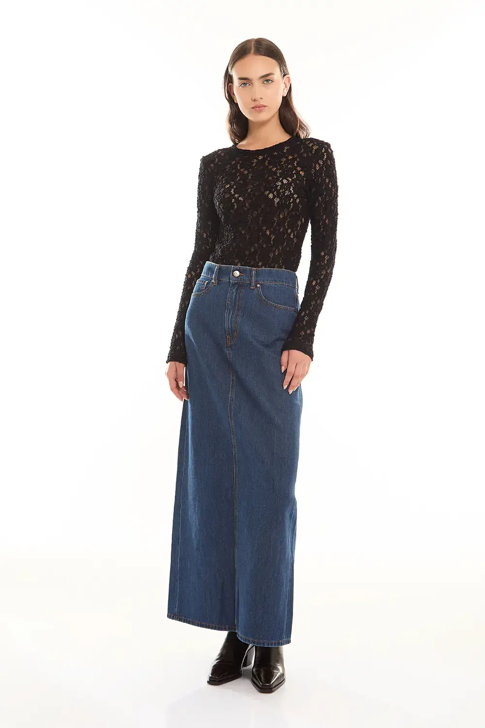 P.A.R.O.S.H. T-SHIRT IN PIZZO Saldi
