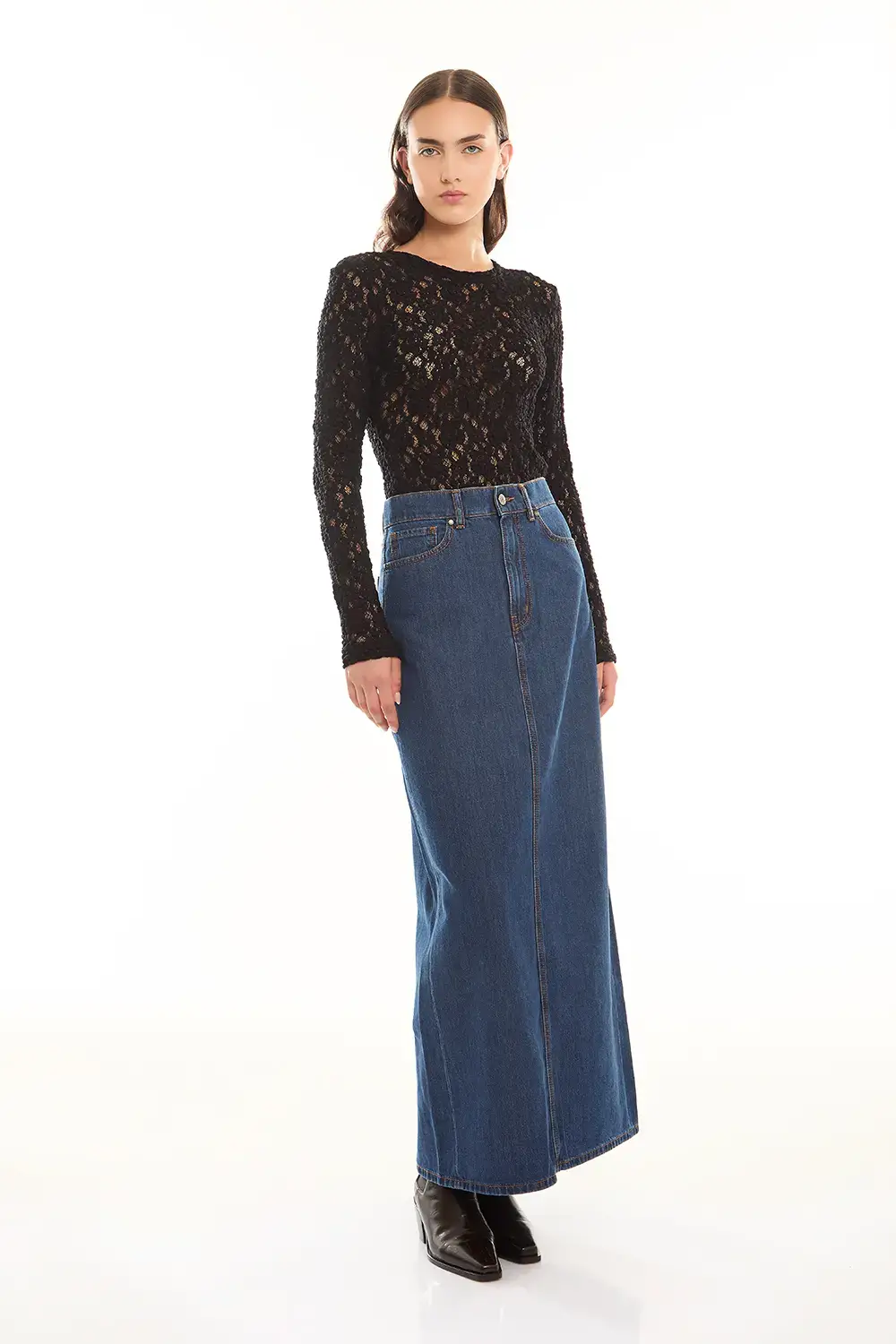 P.A.R.O.S.H. T-SHIRT IN PIZZO Saldi