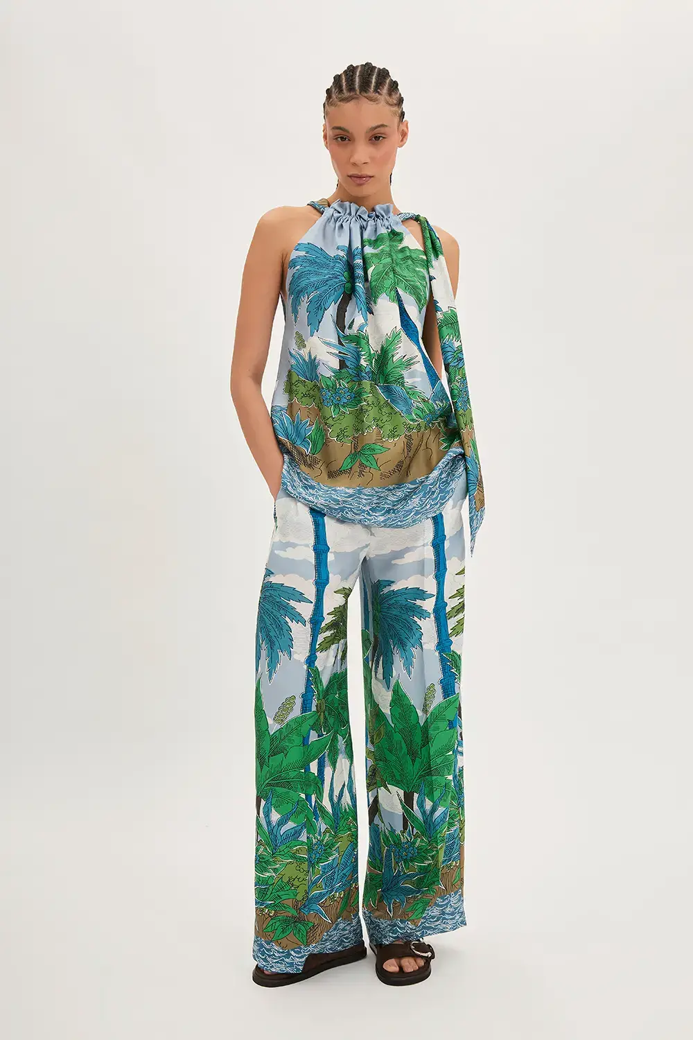 P.A.R.O.S.H. PANTALONE IN TWILL Sconto