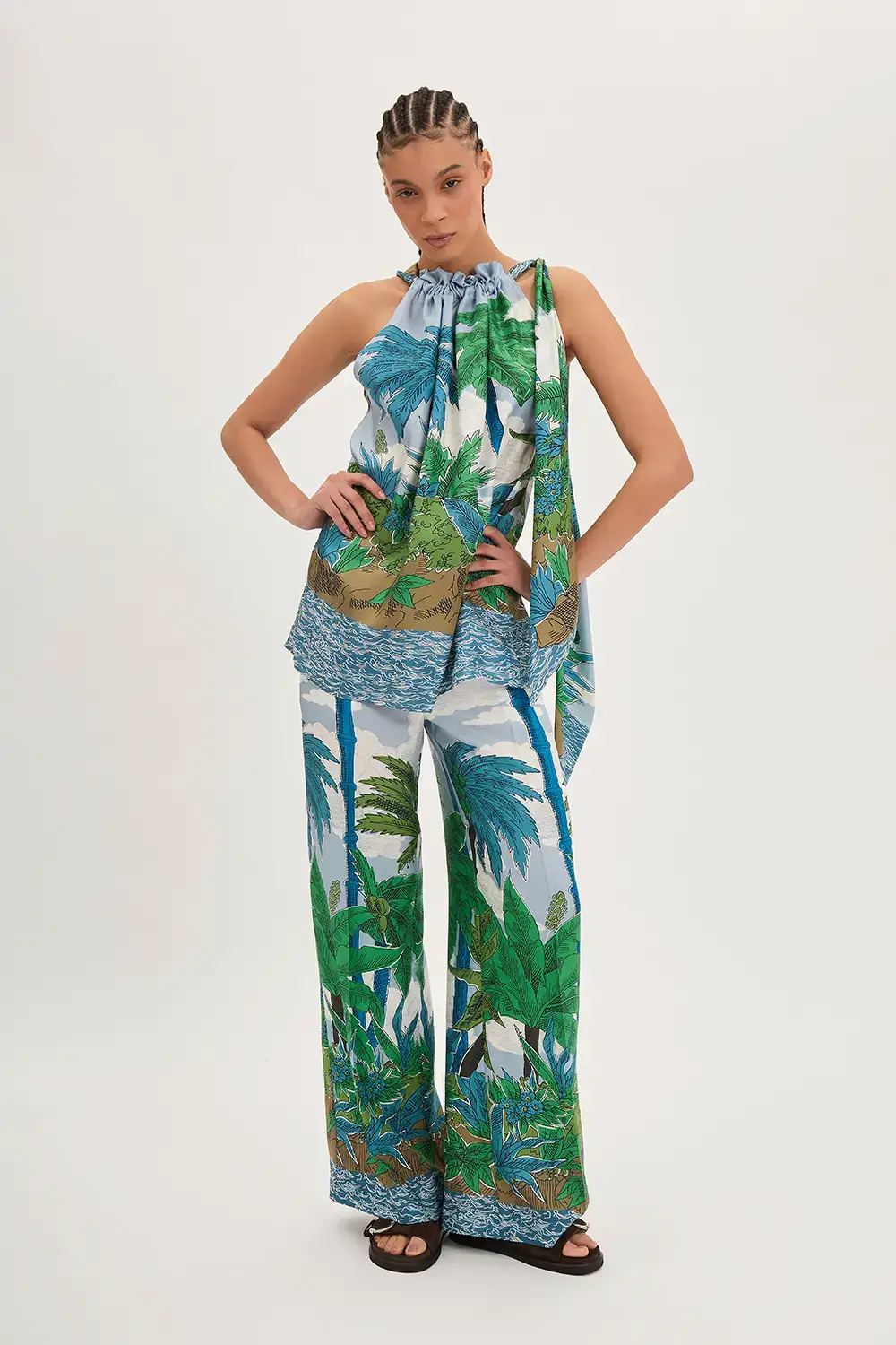P.A.R.O.S.H. PANTALONE IN TWILL Sconto