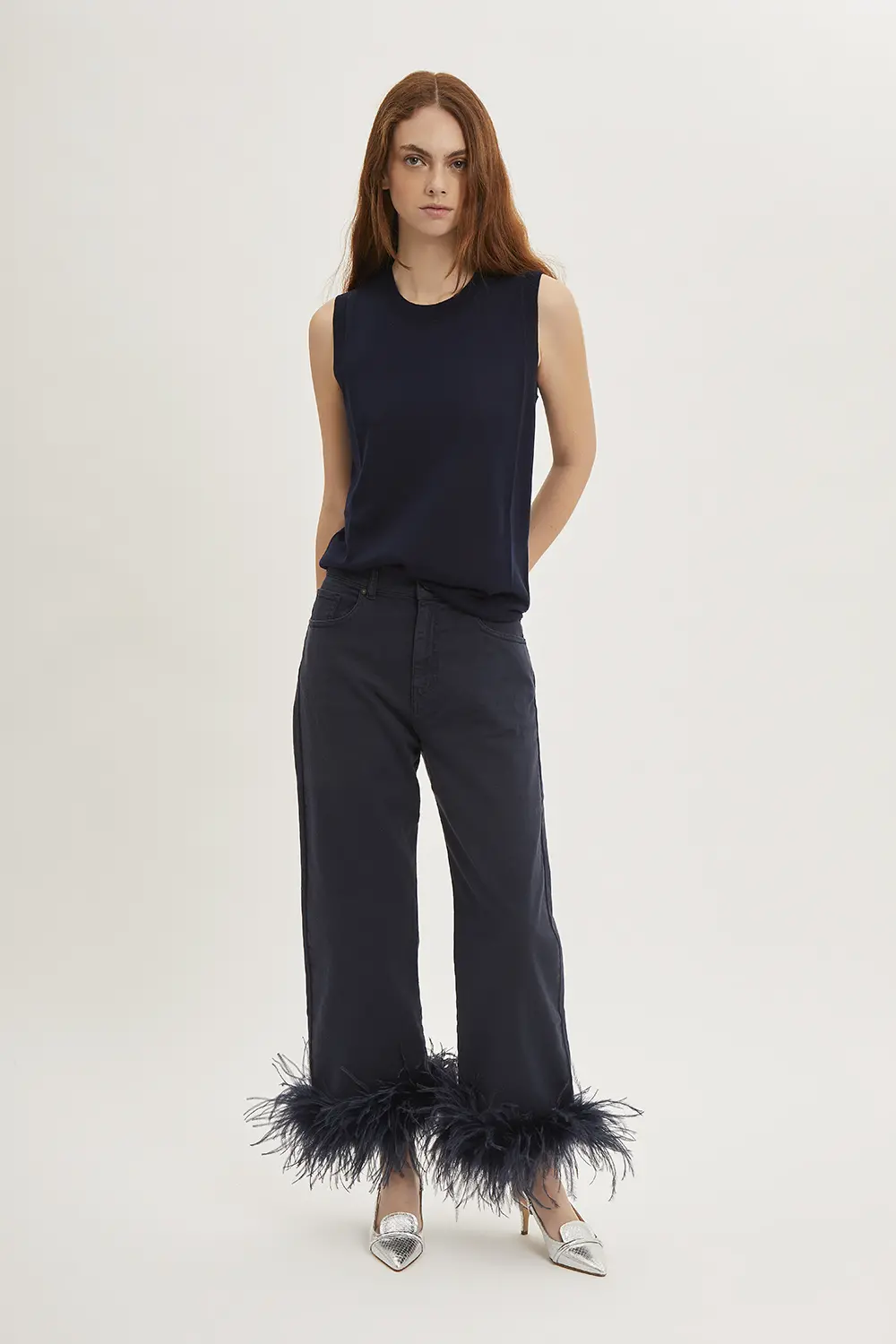P.A.R.O.S.H. PANTALONE CON PIUME Online