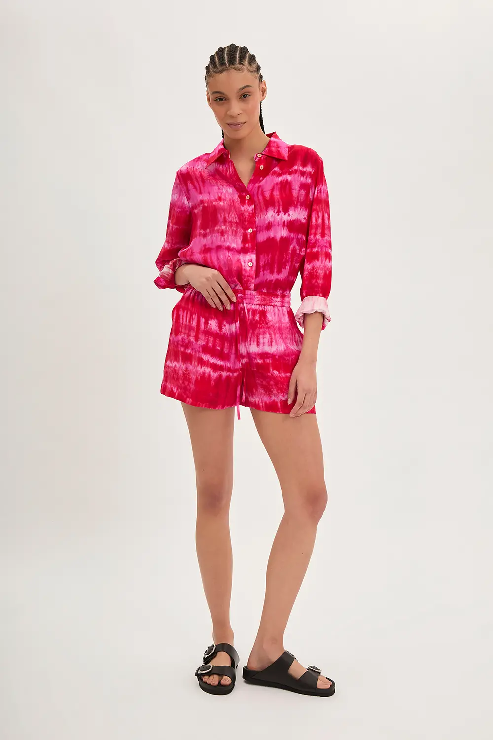 P.A.R.O.S.H. SHORTS TIE-DYE Moda