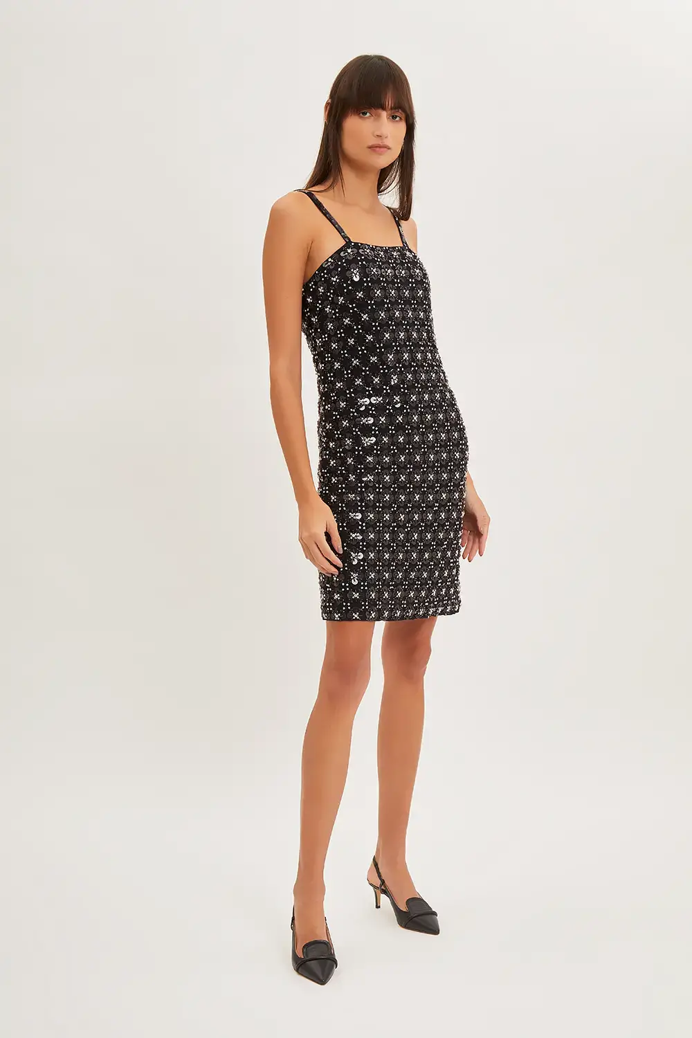 P.A.R.O.S.H. MINI ABITO FULL PAILLETTES Enormi risparmi
