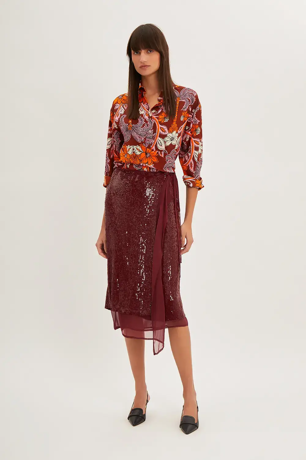 P.A.R.O.S.H. GONNA FULL PAILLETTES Fino al 60% di sconto