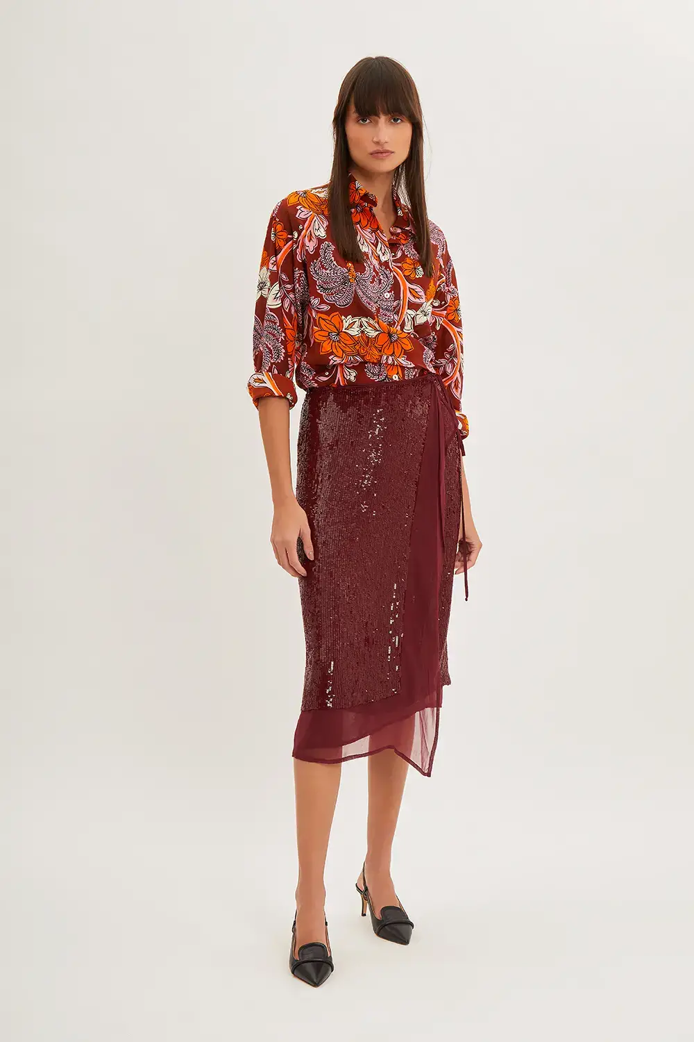P.A.R.O.S.H. GONNA FULL PAILLETTES Fino al 60% di sconto