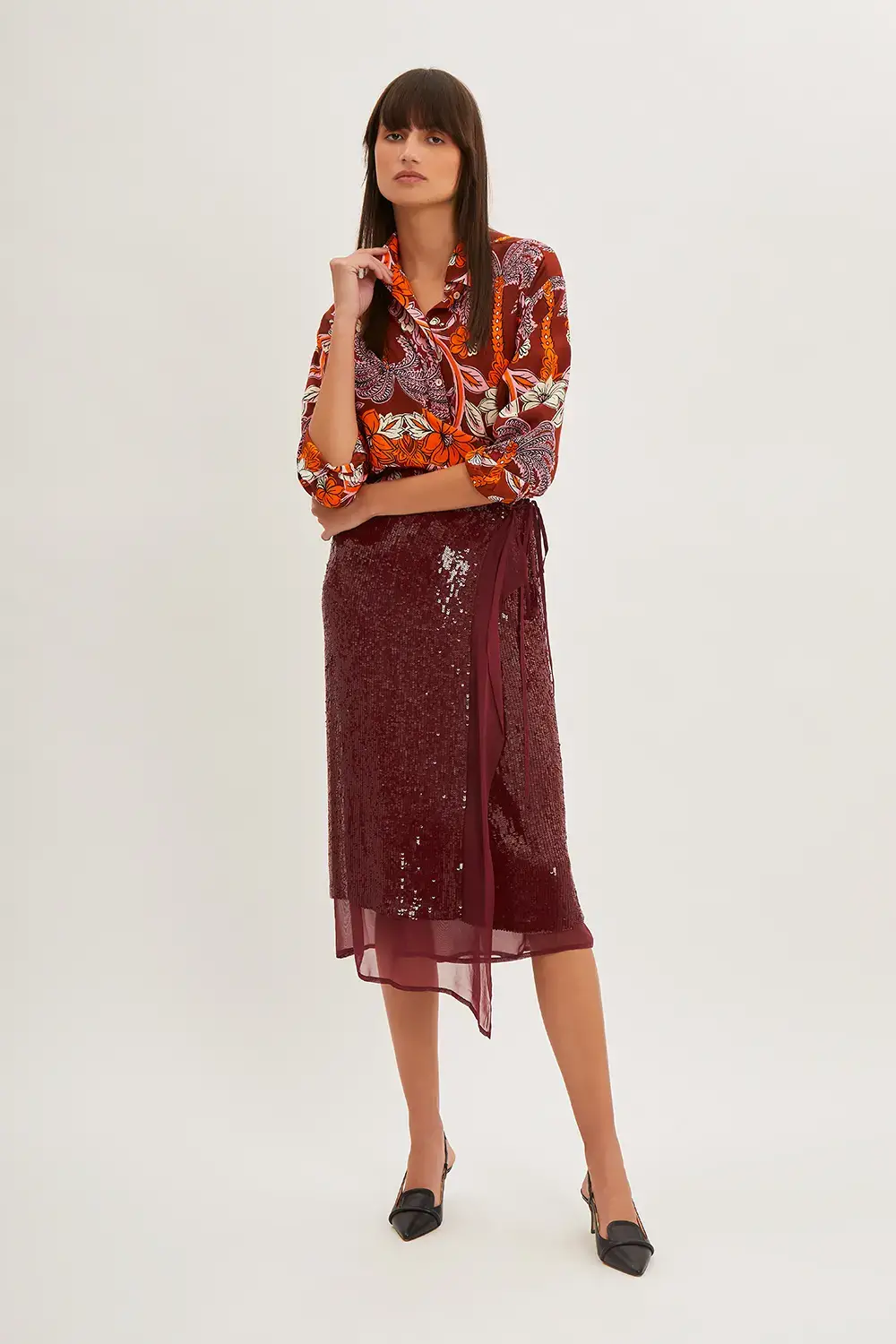 P.A.R.O.S.H. GONNA FULL PAILLETTES Fino al 60% di sconto