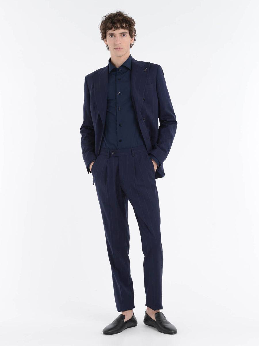 Paoloni Camicia regular popeline di cotone Comprare a buon mercato