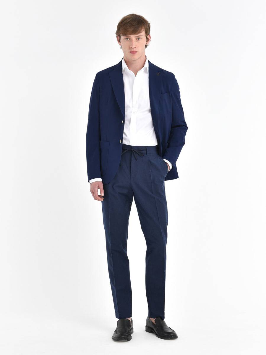 Paoloni Pantalone jogging seersucker gessato Ultimi tre giorni