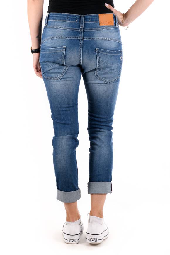 Please Jeans Please - Jeans P78 EHP - Blu Denim Enormi sconti